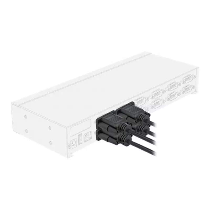 Sarjaporttikaapeli DeLOCK 86605 musta 2 m RS-232 Sub-D9