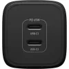 Otterbox Standard EU -seinälaturi 65W - 1x USB-C 45W + 1x USB-C 20W USB-PD