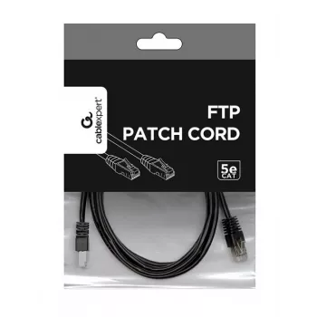 Patch-kaapeli CAT5E FTP 2M/PP22-2M/BK Gembird