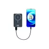 Port Designs 907005 varavirtalähde 10000 mAh langaton lataus musta
