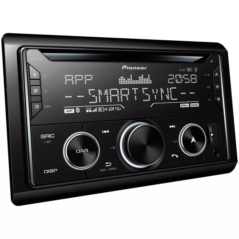 Pioneer FH-S820DAB -automediasoitin musta 200 W Bluetooth