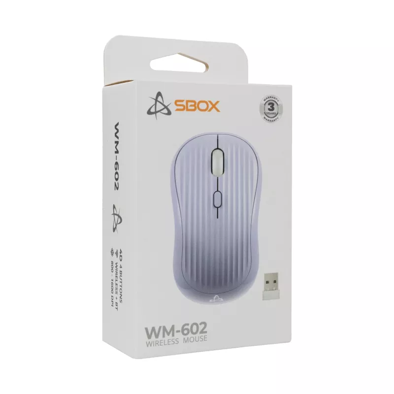 Sbox WM-602 violetti langaton