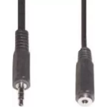 Audiokaapeli 3,5mm e+p B 125/5 5m musta