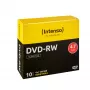 INTENSO DVD-RW 4,7 GB 4x, 10 kpl, 120 mm optinen levy, Slimcase