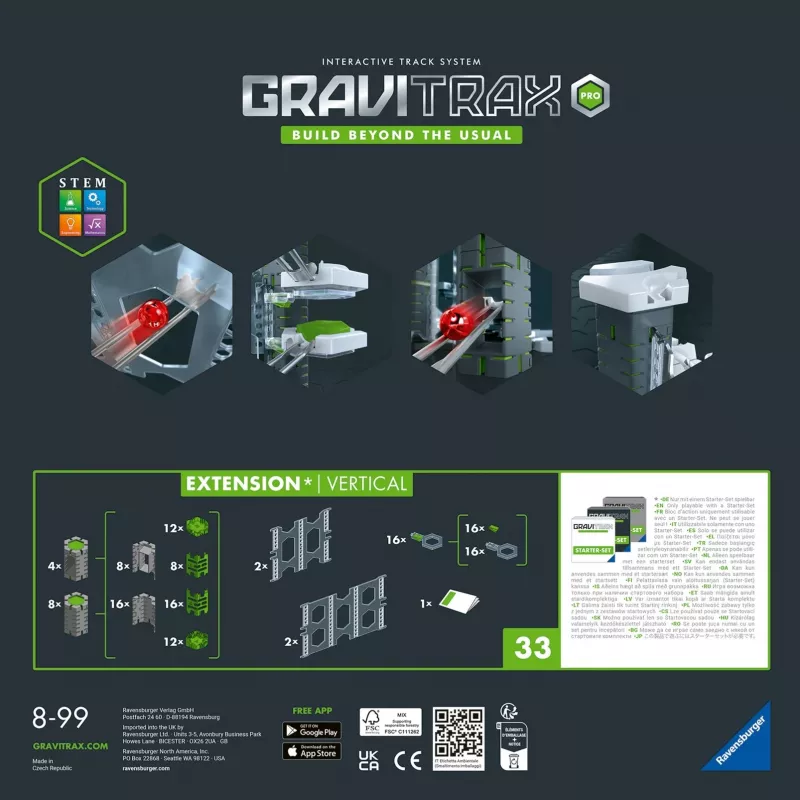 Ravensburger GraviTrax PRO Extension Vertical, rata