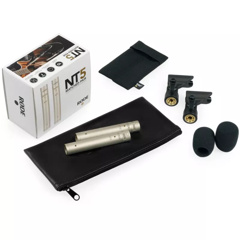 RØDE NT5-MP mikrofoni hopea studiomikrofoni