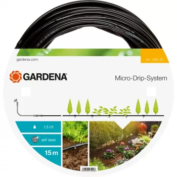 Puutarhaletku Gardena 1362-20 15 m maanpäällinen musta