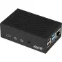 Alumiinikotelo Raspberry Pi 4 B:lle JYT, malli RB-AlucaseP4+01B, musta