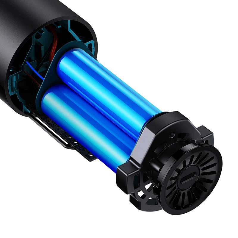 (musta) Baseus A5 auton imuri 16000pa 130W autoimuri 7500mAh kotitalousimuri