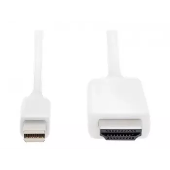 Digitus ASSMANN - sovitinkaapeli - Mini DisplayPort uros - HDMI uros - 2 m - kolmoiseristys - valkoinen - muotoiltu, 4K-tuki (AK-340304-0