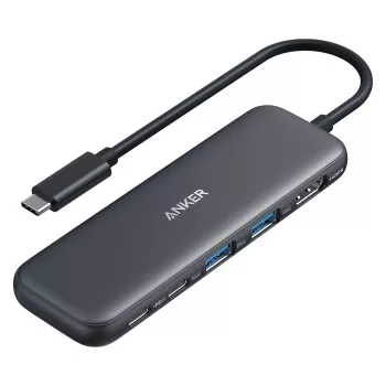 USB-keskitin Anker 332 harmaa USB Type-C 5000 Mbit/s HDMI USB 3.2