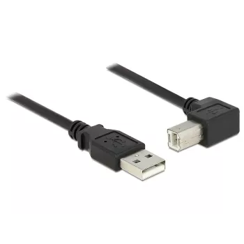 USB-kaapeli DeLOCK 0,5 m USB 2.0-A USB 2.0-B musta