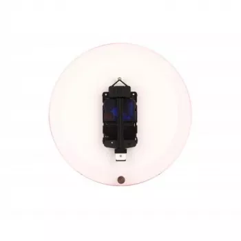 NeXtime kello 2615ro Focus, Ø25 cm, seinäkello, valkoinen/punainen