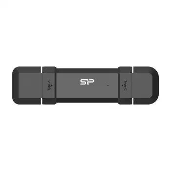 Silicon Power DS72 USB-muistitikku 250 GB USB Type-A / USB Type-C 3.2 Gen 2 (3.1 Gen 2) musta