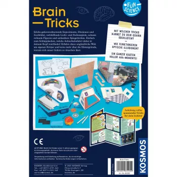 Kosmos Fun Science Brain Tricks, kokeilupakkaus, sähkö, 8 vuotta, monivärinen