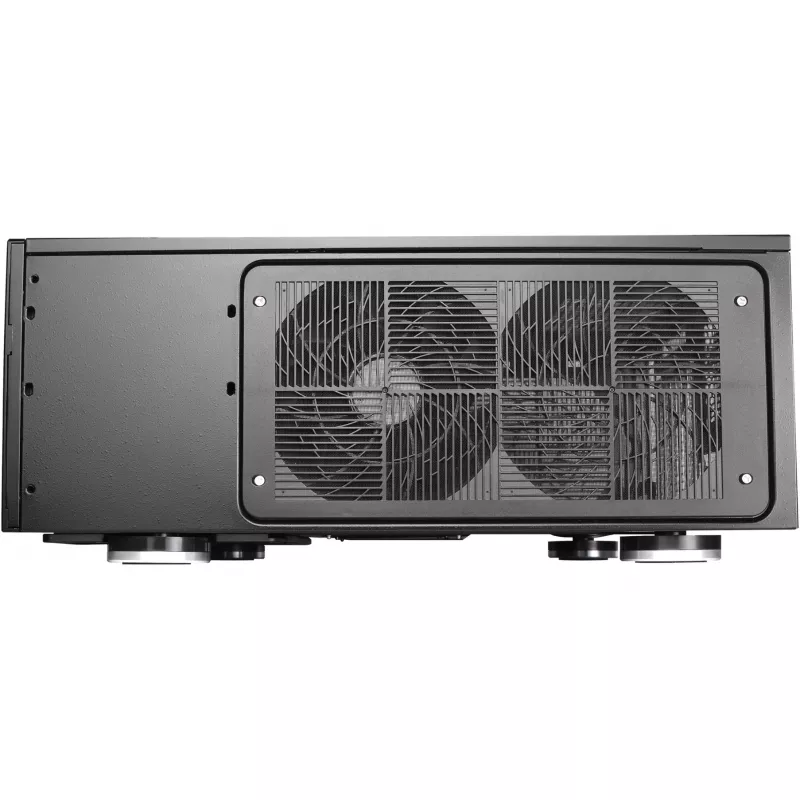 SilverStone Grandia GD08 - Desktop - SSI EEB - ilman virtalähdettä - musta - USB/audio