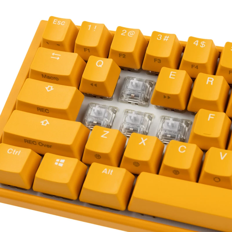 Ducky One 3 Yellow pelinäppäimistö RGB LED MX-Clear US