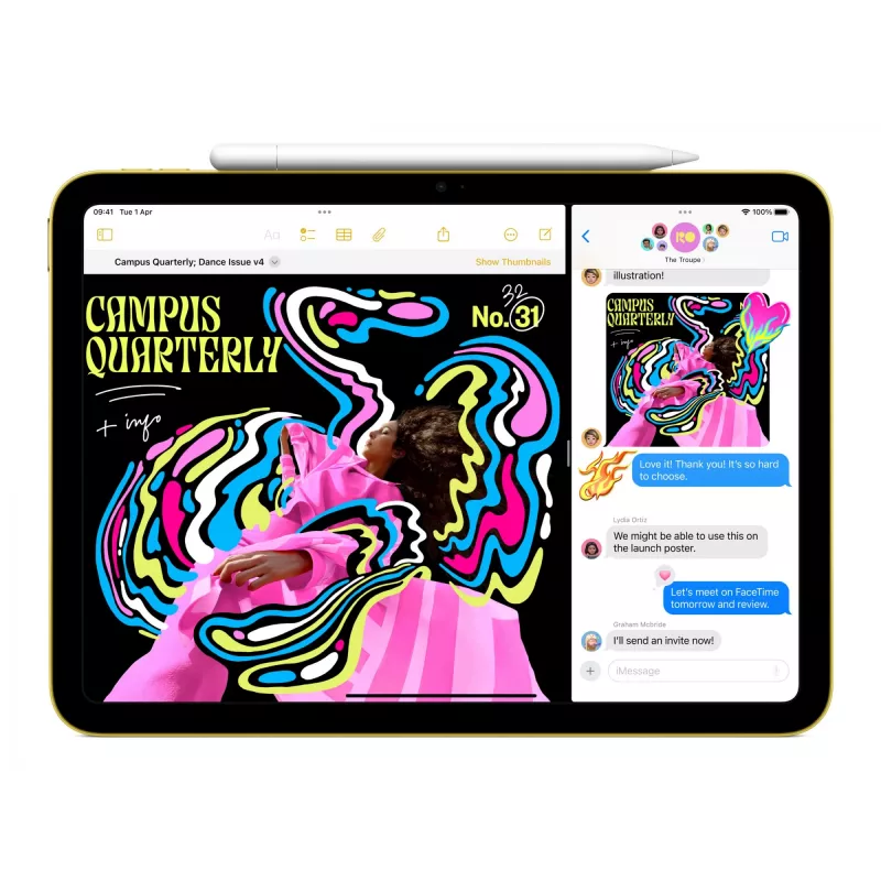 Tabletti Apple iPad 11 tuuman A16 512 GB iPadOS 18 keltainen