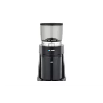 BLAUPUNKT FCM501 iskumyllyllä varustettu kahvimylly — 250 g papuja, 180 g kahvijauhetta, 120 W, hopea