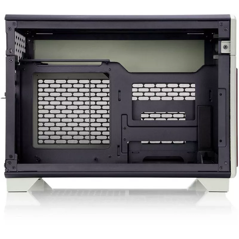 Minikotelo THERMALTAKE TR100 WS Matcha vihreä, kompakti muotoilu, tuki mini-ITX/microATX