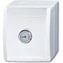BUSCH JAEGER tyyppi F 2P+E 5 35 °C valkoinen IP44 250 V