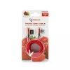 Sbox USB->Micro USB 90 M/M 1,5m USB-MICRO-90R mansikanpunainen