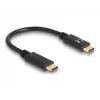 DeLOCK USB Type-C -latauskaapeli 15 cm PD 5 A E-markerilla