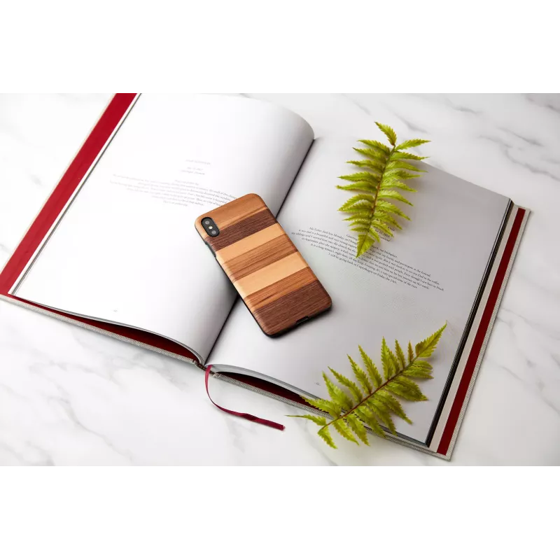 Älypuhelinkotelo man and wood iPhone XS Max — musta