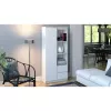 Toimiston kirjahylly Top e Shop RS-80 BILY BIEL, valkoinen lastulevy, 7 hyllytasoa, 800×350×1800 mm