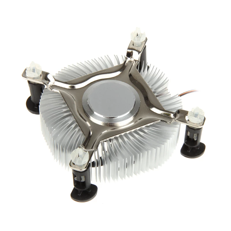 Akasa AK-CC7122BP01 matalaprofiilinen prosessorijäähdytin, LGA775/LGA1156/LGA1155, alumiini, 75 mm