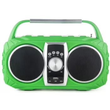 Kelloradio PRIME3 Prime3 APR71GR Neon — herätyskello FM-radiolla ja LED-näytöllä