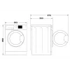 Pesukone INDESIT MTWA71252WPL 7 kg, edestä täytettävä, energialuokka E