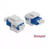 Keystone-kansi DeLOCK 86807 valkoinen kuituadapterille 10 kpl