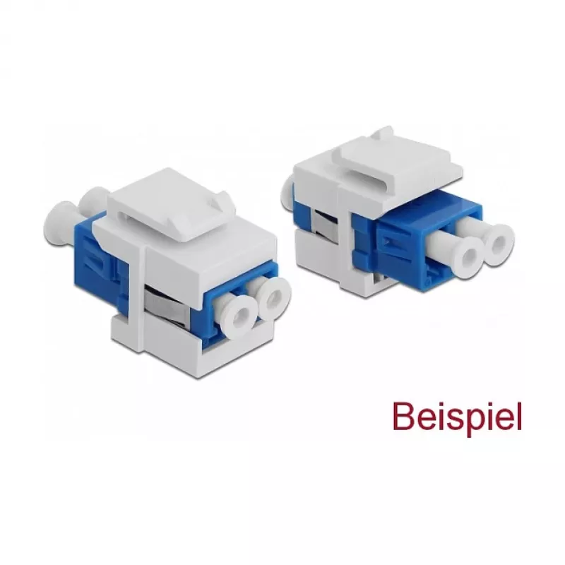 Keystone-kansi DeLOCK 86807 valkoinen kuituadapterille 10 kpl