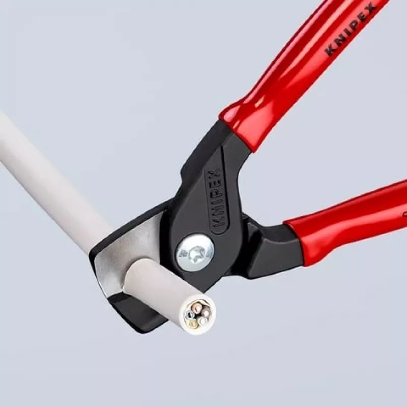 Kaapelisakset Knipex 95 11 160 — 160 mm leikkausteho, ergonomiset kahvat