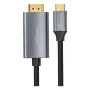 USB-C-HDMI-videosovitinkaapeli MediaRange MRCS217 1,8 m, USB-C (DisplayPort Alt Mode) HDMI-lähtöön