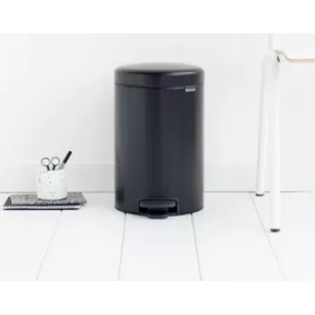 Brabantia 113741 roskis 12 l pyöreä musta (11 37 41)