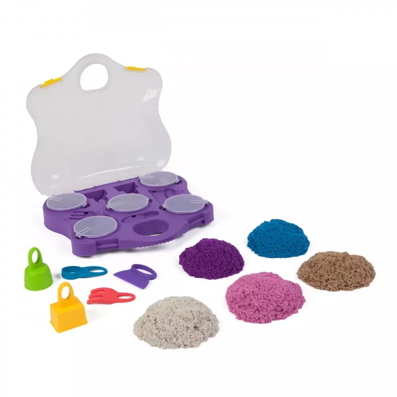 Kinetic Sand Castle Case - limenvihreä