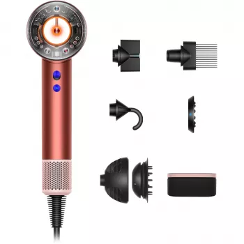 Dyson Supersonic hiustenkuivaaja Nural Erdbeerbraun, 1600W, 3 nopeusasetusta