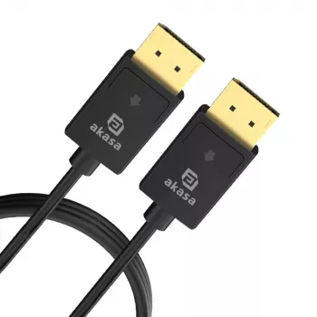Akasa PROSLIM 8K DisplayPort-kaapeli 8Ka60Hz - 2 m (AK-CBDP26-20BK)