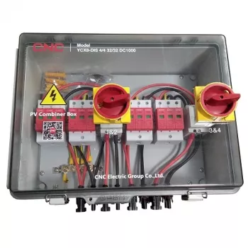PV-kombinaattorikotelo HiSmart NV822317 DC 4 in - 4 out IP66