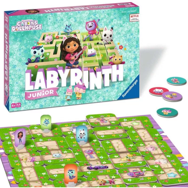Gabby's Dollhouse Junior Labyrinth, lautapeli