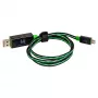 USB-kaapeli RealPower A/Micro-USB B 0,75 m