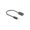 LANBERG AD-UC-UA-04 -adapteri USB Type-C uros - USB Type-A naaras 15cm musta