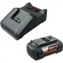 Bosch GBA 36V 6,0Ah akku-aloituspaketti AL 36V-20 laturilla, musta