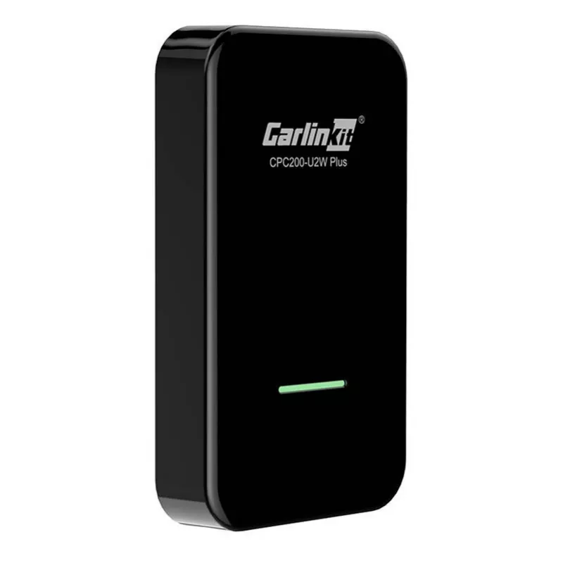 Langaton sovitin Carlinkit U2W Plus Apple CarPlaylle, musta