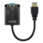 Adapteri HDMI-VGA äänellä AK-76 Savio SAVAK-76