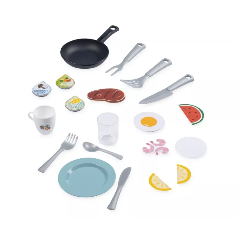 Leikkikeittiö SMOBY Stitch Kitchen 7600311909 tarvikkeineen – lasten roolileikkikeittiösarja