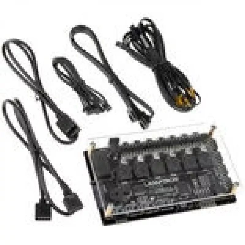 Lamptron Auto-Controller CT630 PWM ARGB — kompakti PWM-ARGB-tuuletin/ohjain, musta