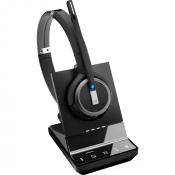 EPOS IMPACT SDW 5066T - headset-järjestelmä - On-Ear - DECT - langaton, johdollinen - musta - sertifioitu Microsoft Teamsille, optimoitu UC:lle (1001039)